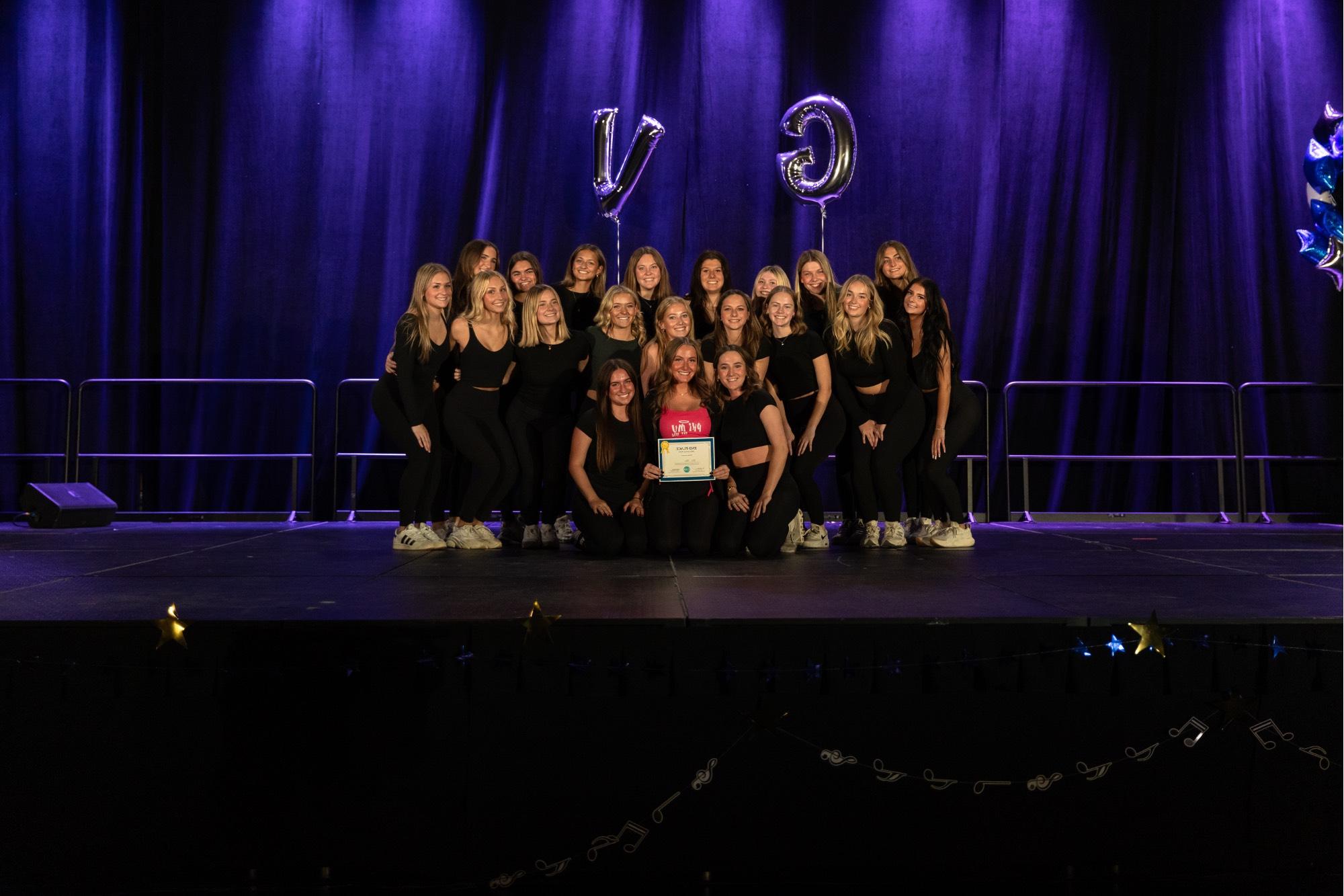 phi mu winning second place